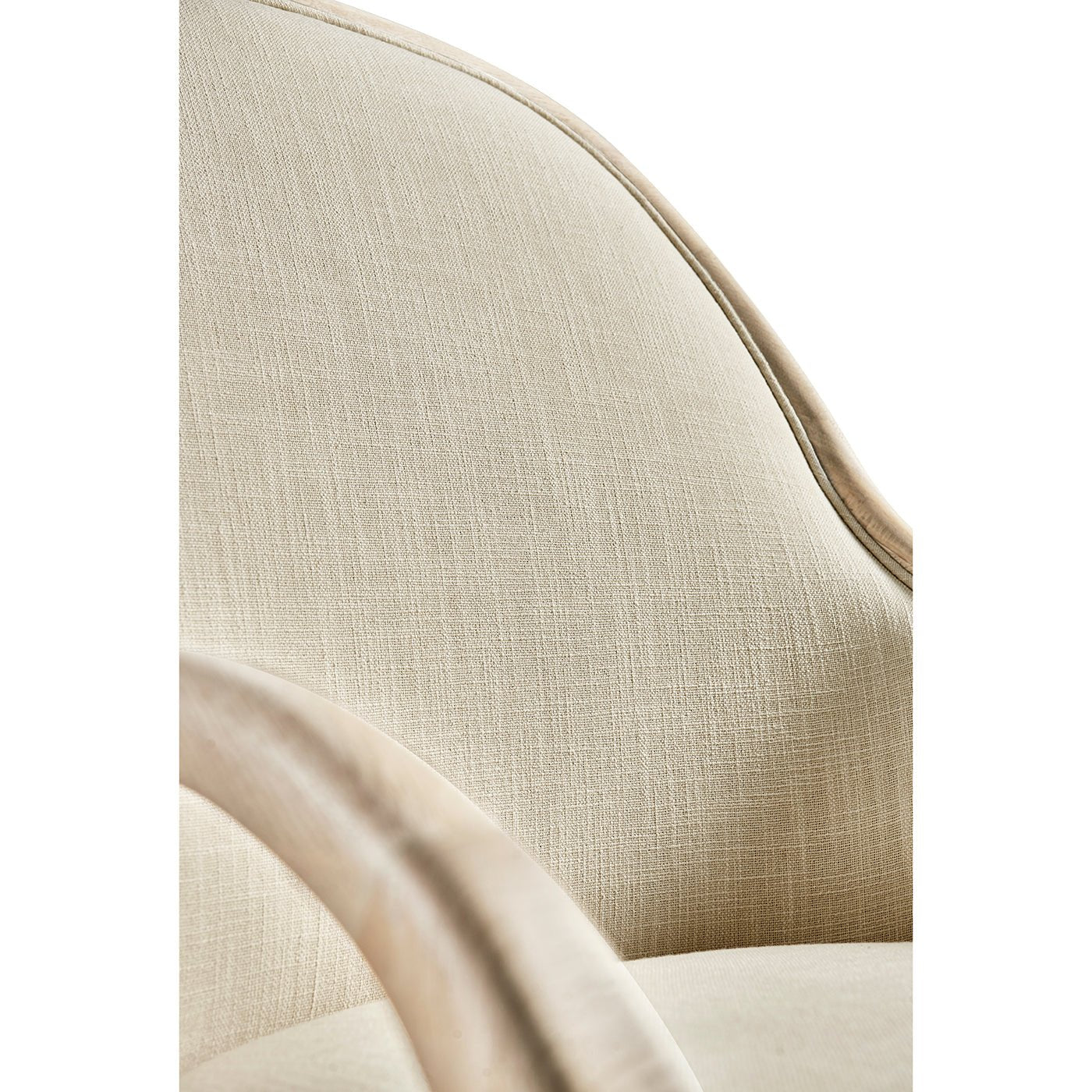 Fauteuil de salle à manger rembourré de style côtier moderne