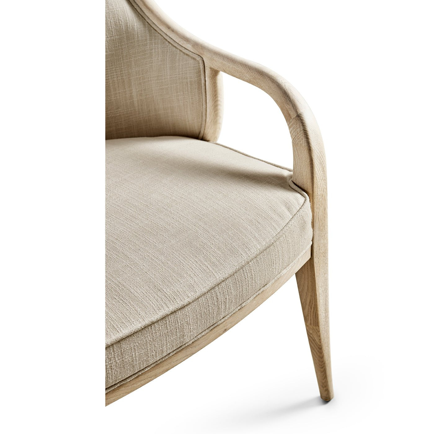 Fauteuil de salle à manger rembourré de style côtier moderne