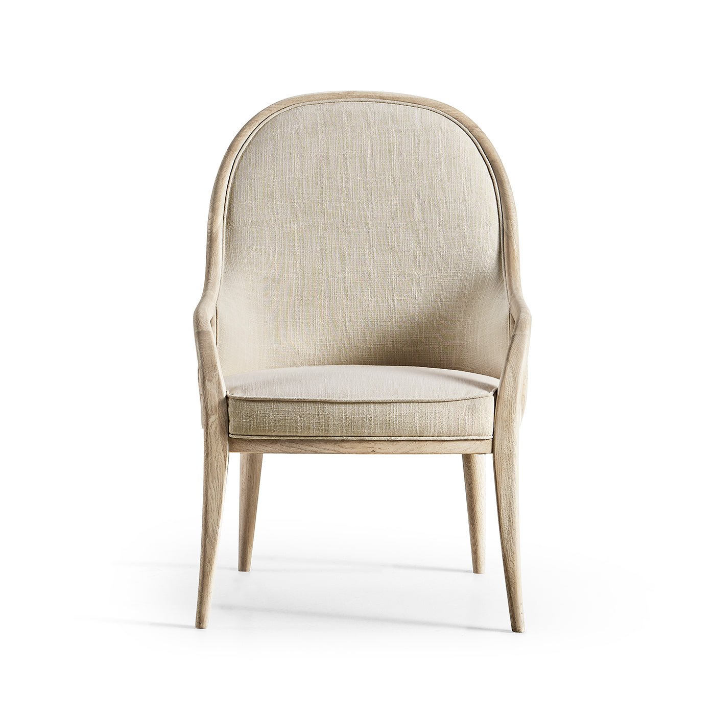 Fauteuil de salle à manger rembourré de style côtier moderne