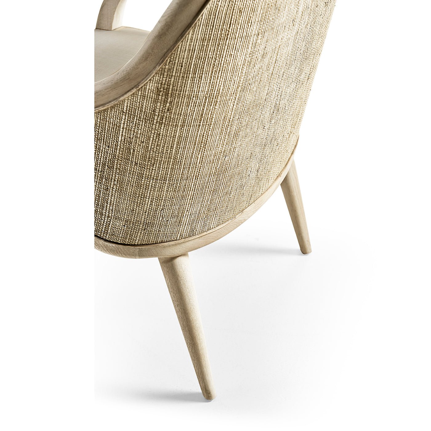 Fauteuil de salle à manger rembourré de style côtier moderne