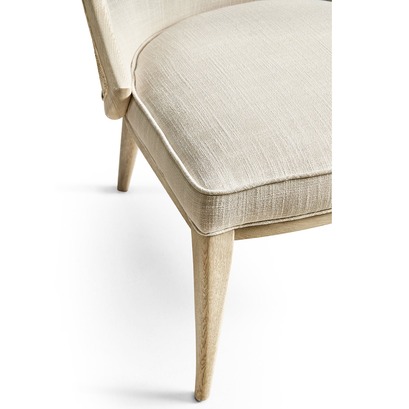 Chaise de salle à manger rembourrée de style côtier moderne