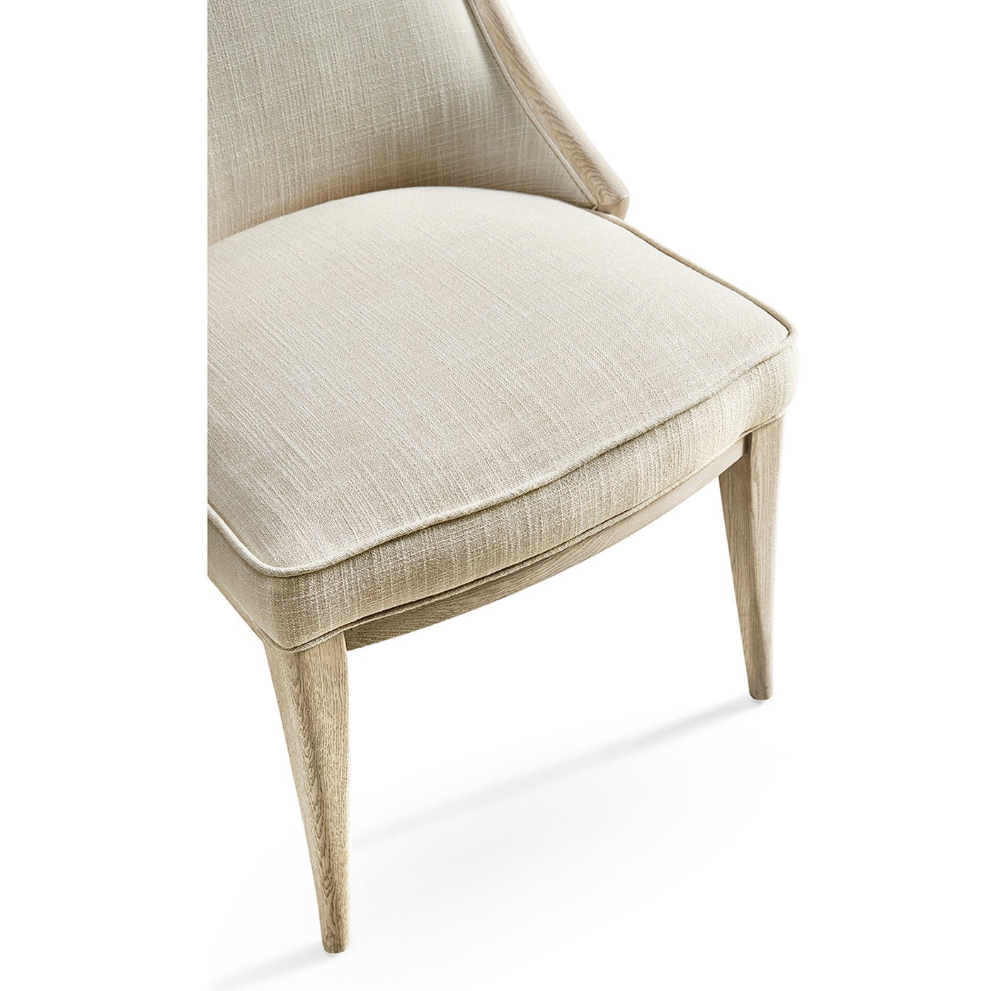 Chaise de salle à manger rembourrée de style côtier moderne