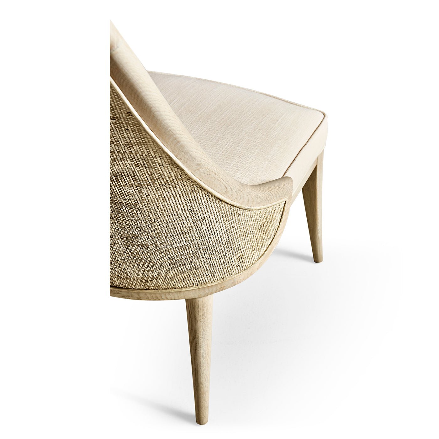 Chaise de salle à manger rembourrée de style côtier moderne