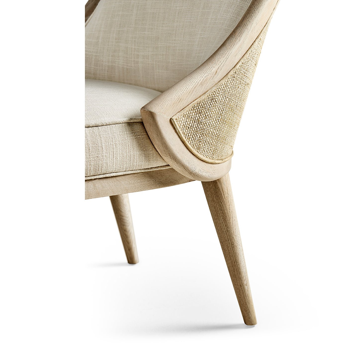 Chaise de salle à manger rembourrée de style côtier moderne