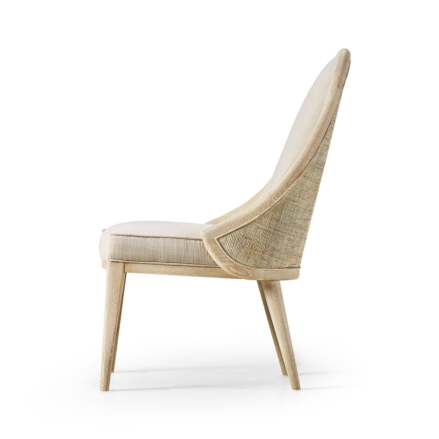 Chaise de salle à manger rembourrée de style côtier moderne