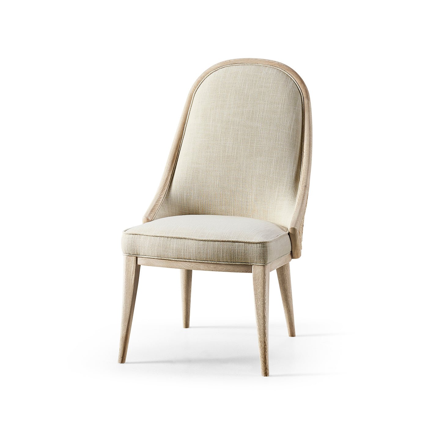 Chaise de salle à manger rembourrée de style côtier moderne