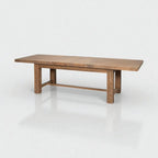Table à manger extensible moderne en chêne