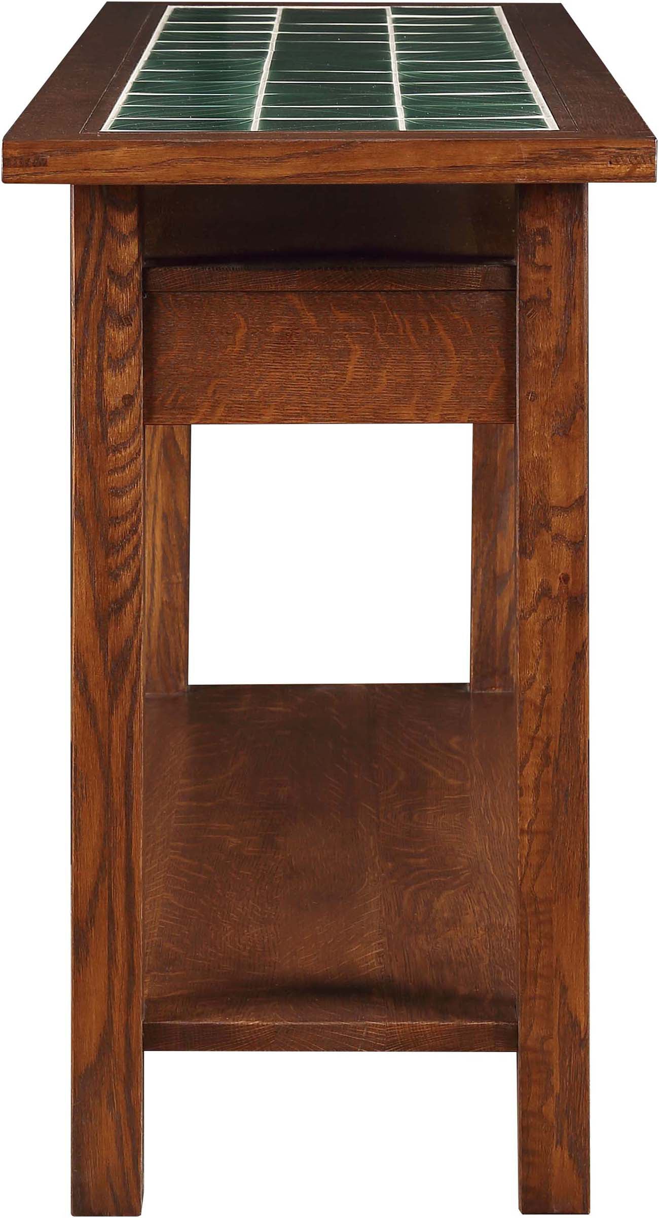 Table console avec plateau en carrelage