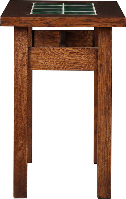 Table d'appoint avec plateau en carrelage