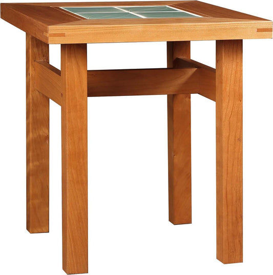 Tabouret à plateau en carrelage