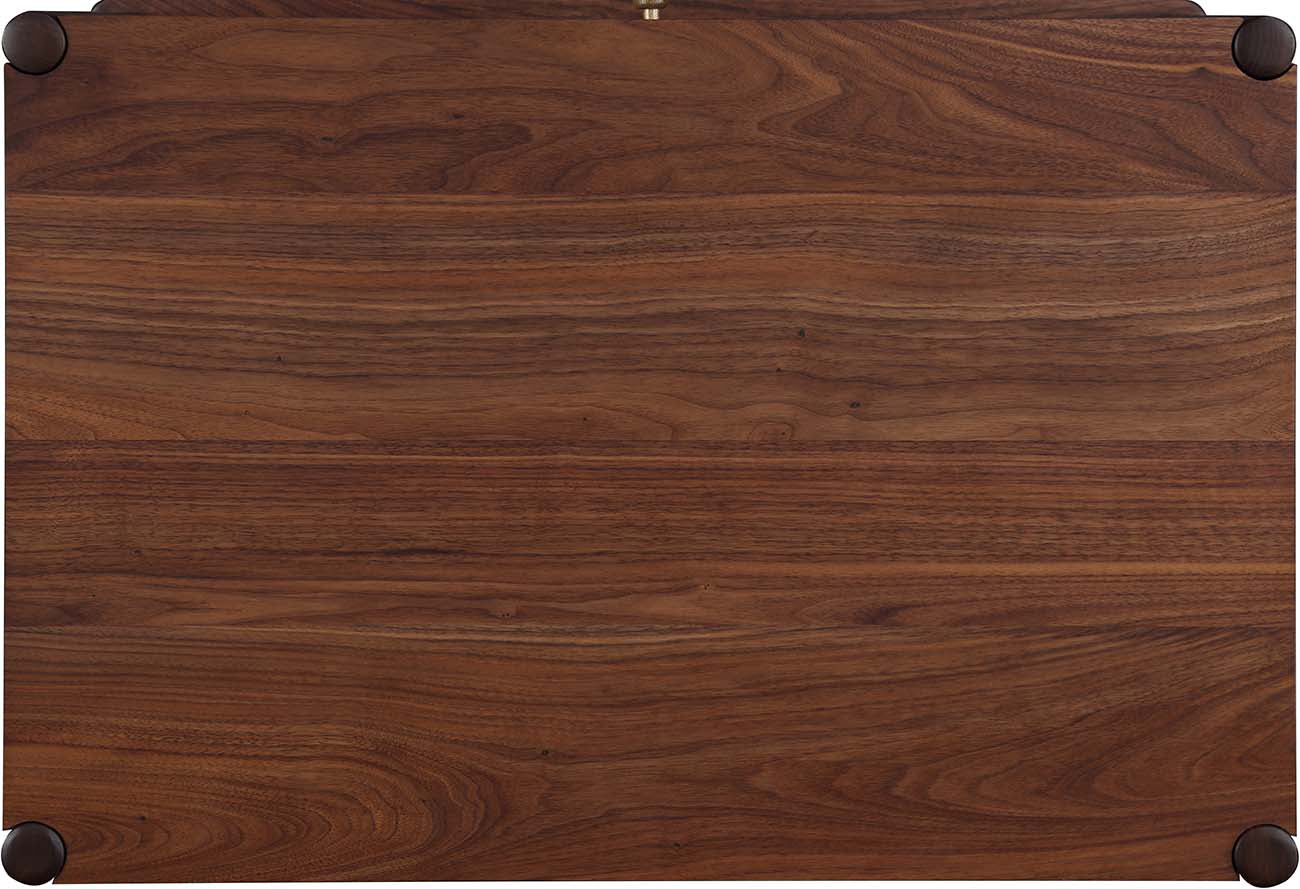 Table de chevet ouverte Walnut Grove