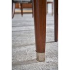 Table à manger extensible Art Déco en noyer