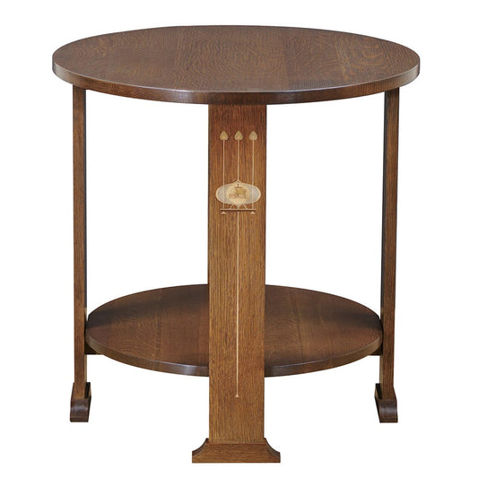 Table de lampe ronde Harvey Ellis