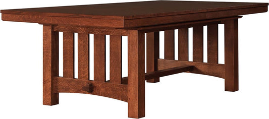 Grande table à tréteaux