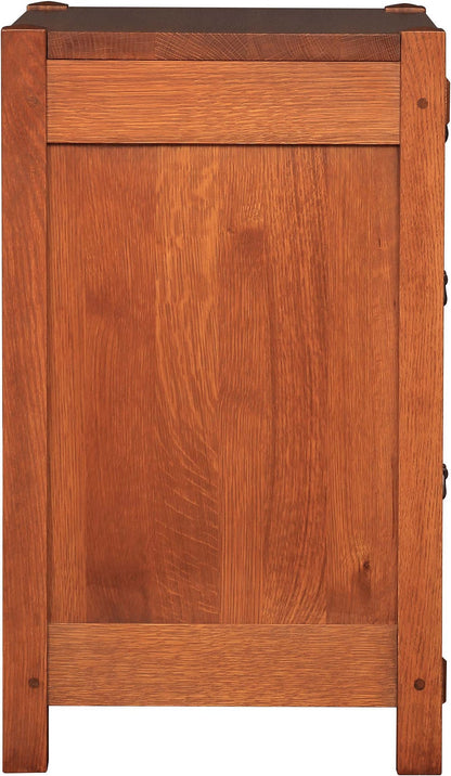 Table de chevet à trois tiroirs